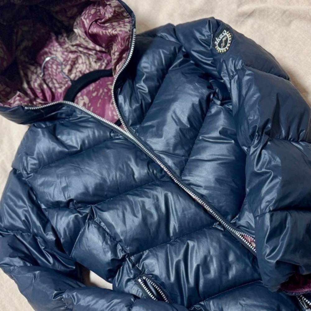 SKEA Down Ski Snowboard Jacket. Reversible. In excellent condition women’s Small